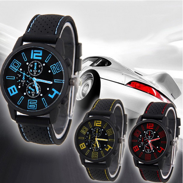 Men's Sport Fashion Watch Racing car  Quartz Watch