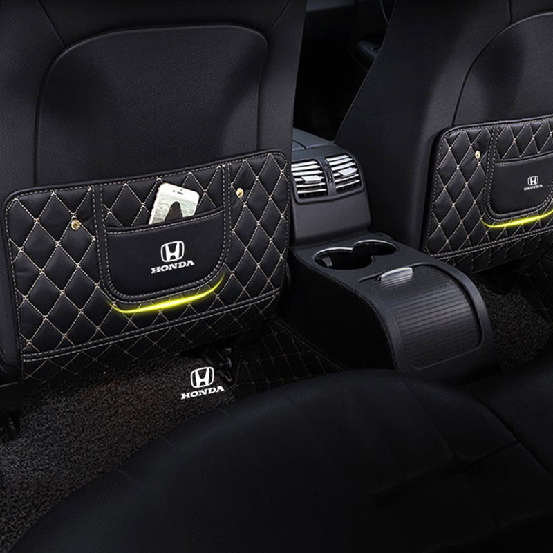 Đệm Da Bọc Ghế Ngồi Xe Hơi Chống Đá Cho Honda City Civic Jazz BRV Accord HRV Odyssey CRV Type R