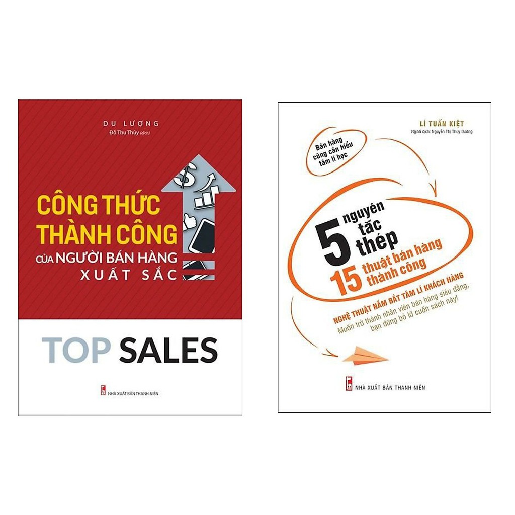 Sách - Combo Công Thức Bán Hàng Thành Công Của Người Bán Hàng Xuất Sắc + 5 Nguyên Tắc Thép + Tặng Bookmark