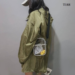 ORDER Túi đeo trong suốt vịt vàng