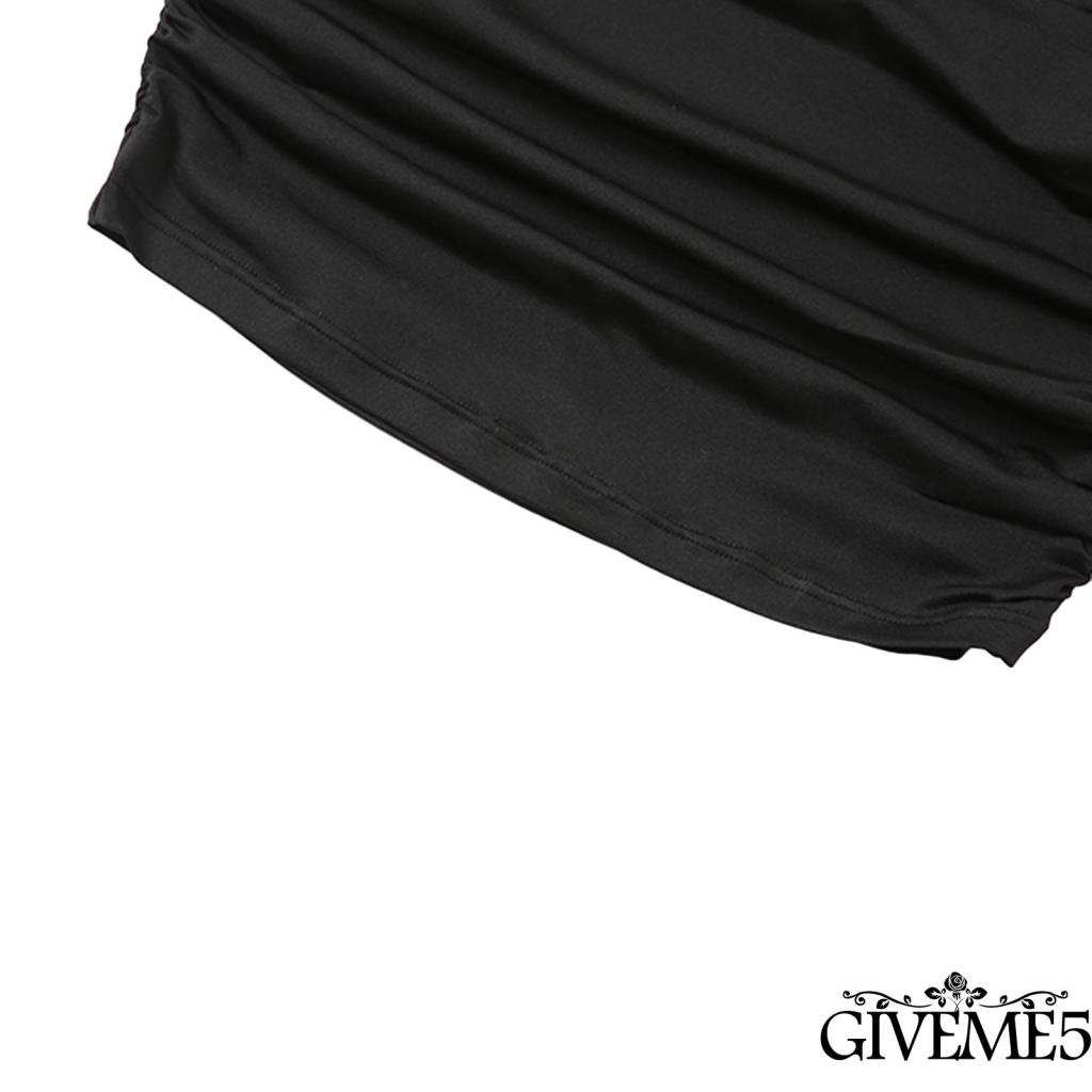 Đầm ôm cổ vuông tay dài màu trơn thời trang cho nữ