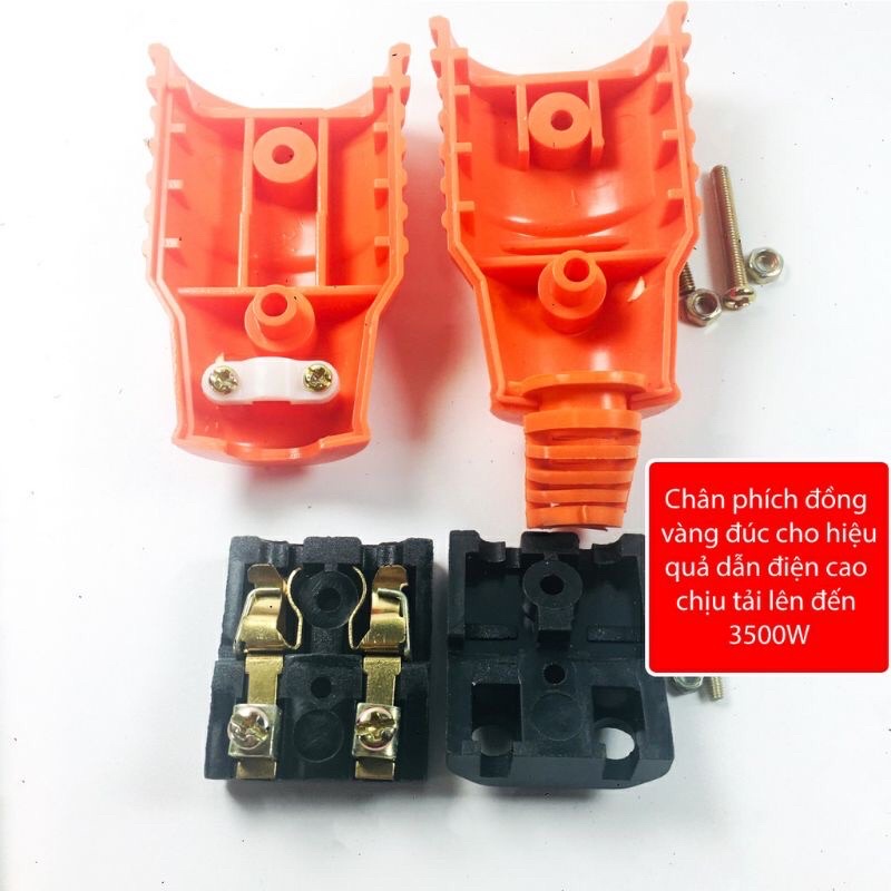 Phích cắm công nghiệp phích điện âm dương siêu chịu tải Ominsu
