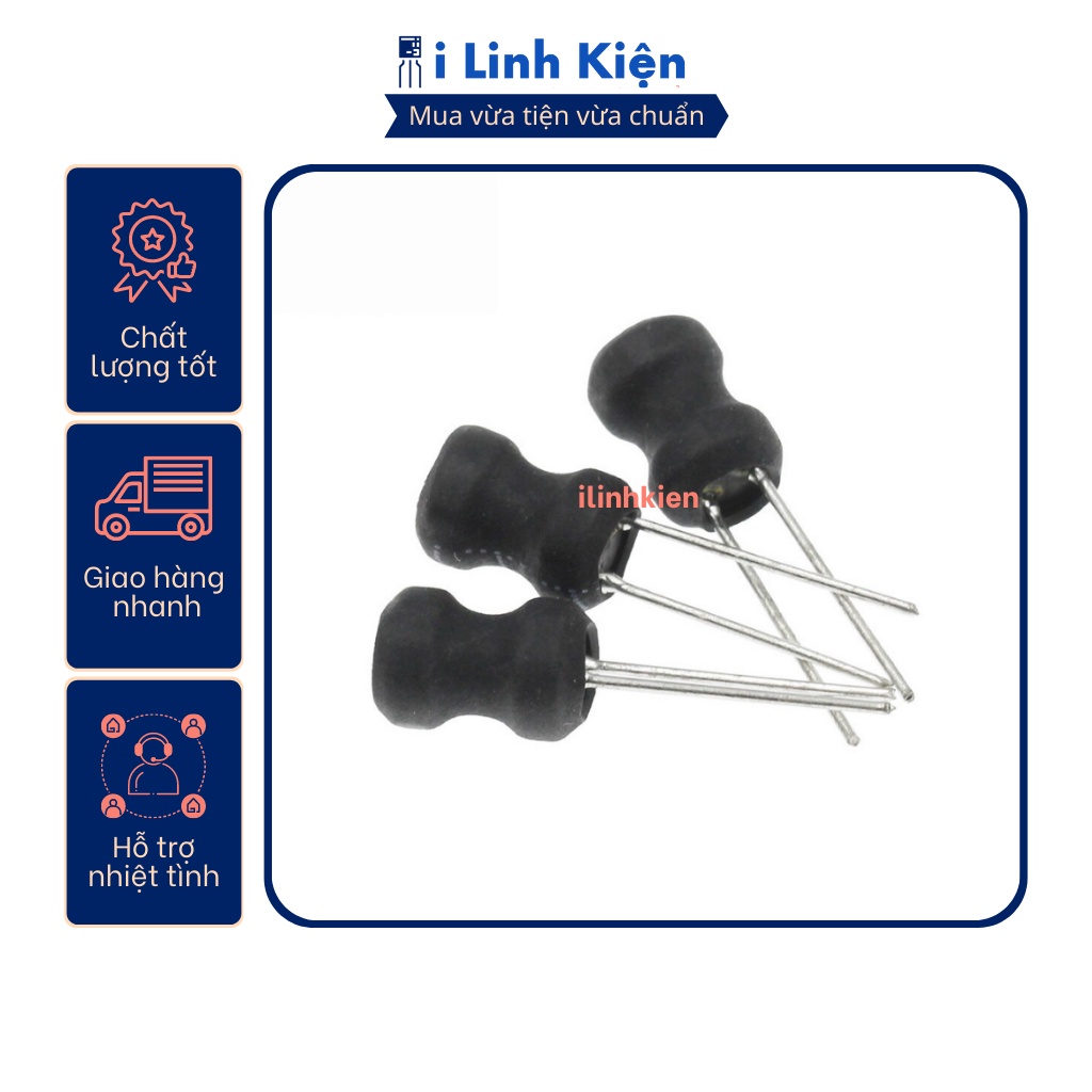 Cuộn Cảm Cắm 0608 từ 3.3uH-10mH 6x8mm