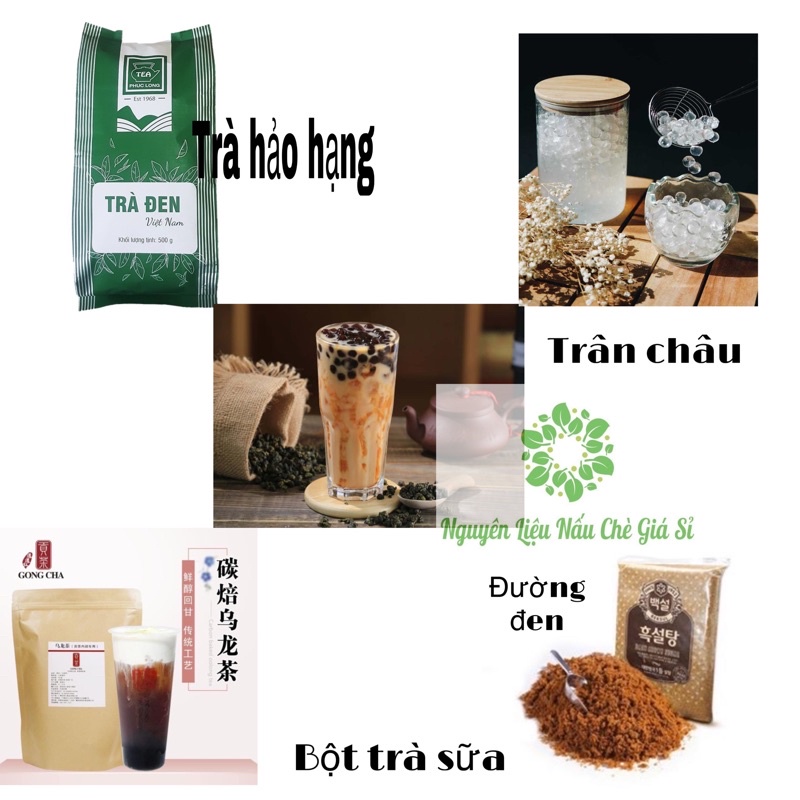 NGUYÊN LIỆU TRÀ SỮA TỰ CHỌN