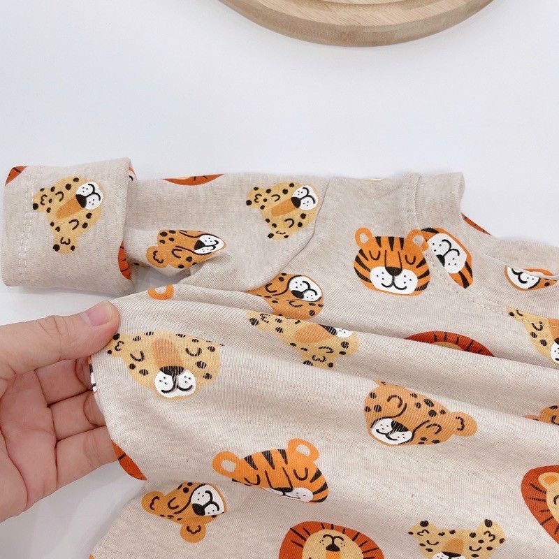 COMBO 2 BỘ ZIP HÌNH SƯ TỬ VÀ CÁ MẬP CHO BÉ TRAI