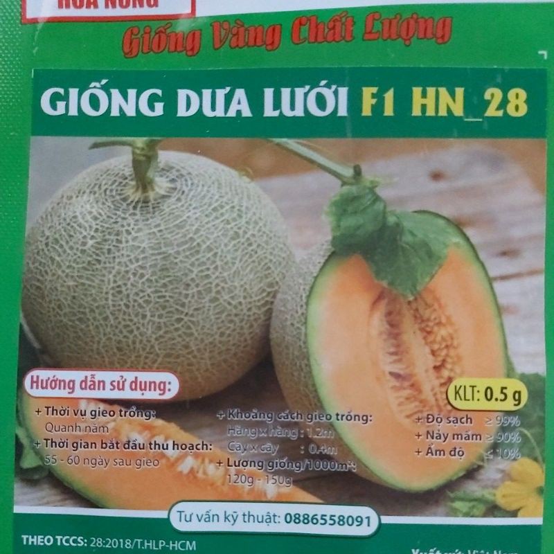 hạt giống dưa lưới