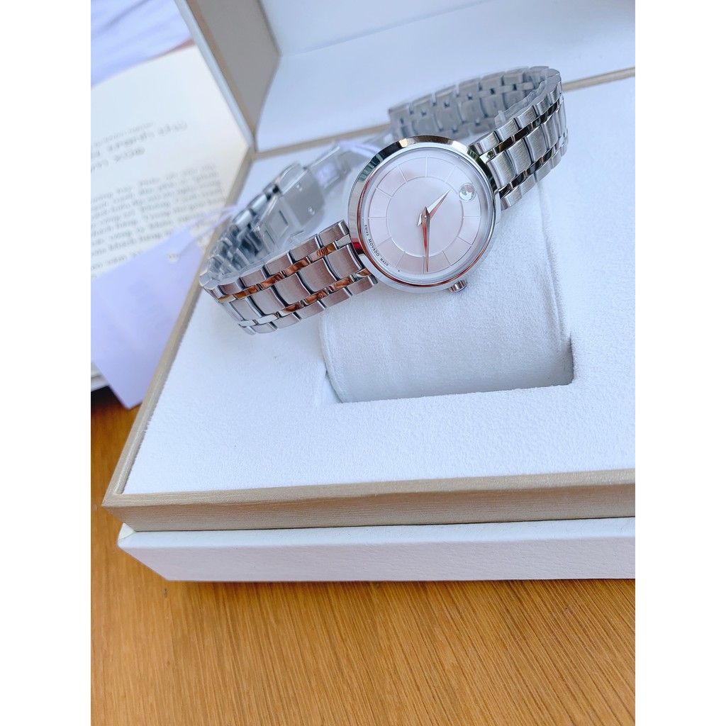 Đồng Hồ Nữ Movado 1881 Silver Dial Stainless Steel 0607098