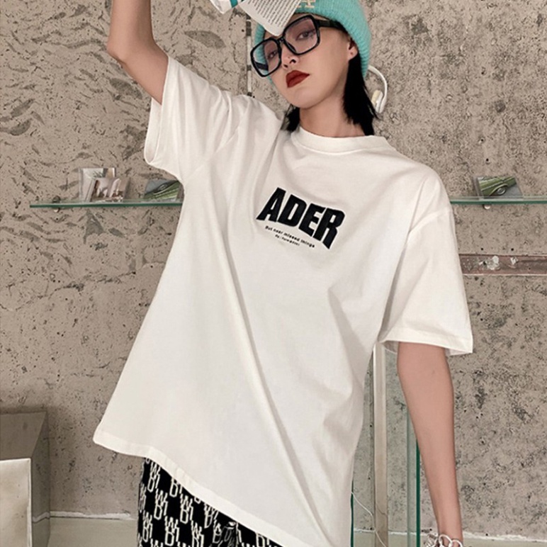 Áo phông rộng Aqua2ma áo thun nam nữ tay ngắn unisex form rộng oversize cotton trắng đen xanh DEAR  freesize 40-70 kg | BigBuy360 - bigbuy360.vn