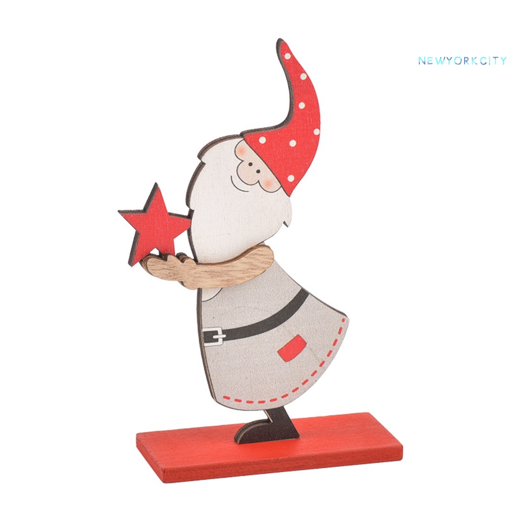 Khuôn Gỗ Hình Ông Già Noel Trưng Bày Trang Trí Giáng Sinh