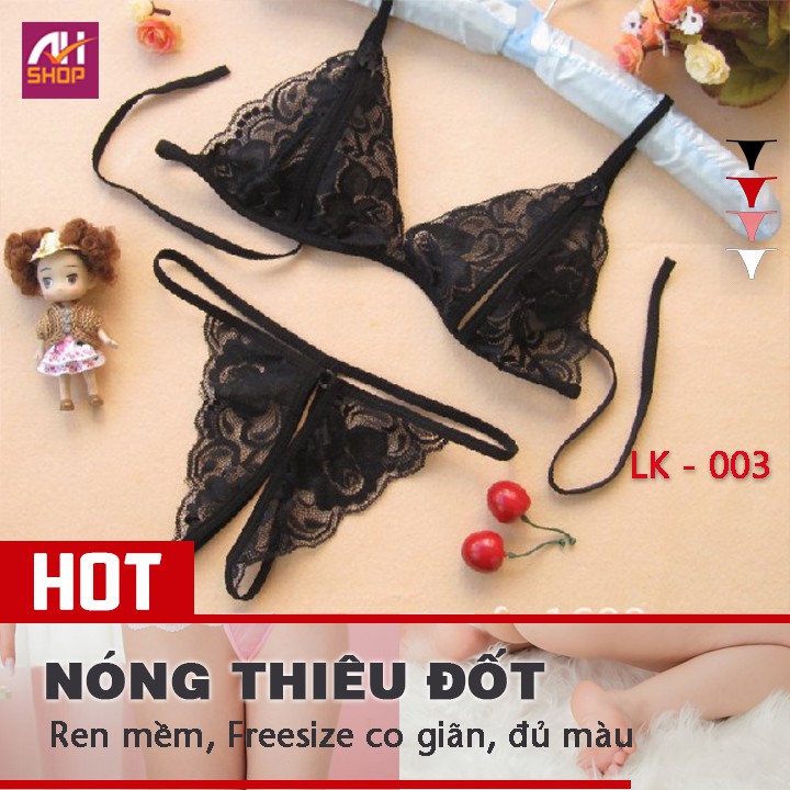 Bộ Đồ Lót LỌT KHE 2 mảnh khoét đáy SEXY - ĐỎ | BigBuy360 - bigbuy360.vn