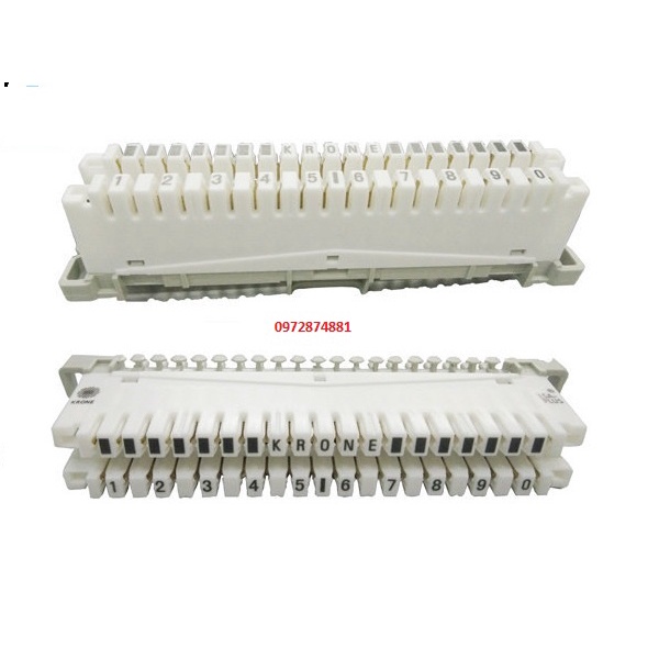 Phiến đấu dây Krone 10 đôi dùng cho điện thoại.