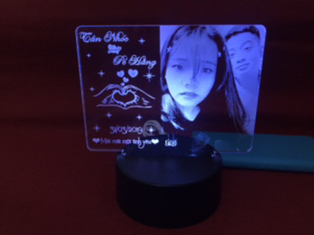 Đèn ngủ 3d, quà tặng khắc theo yêu cầu