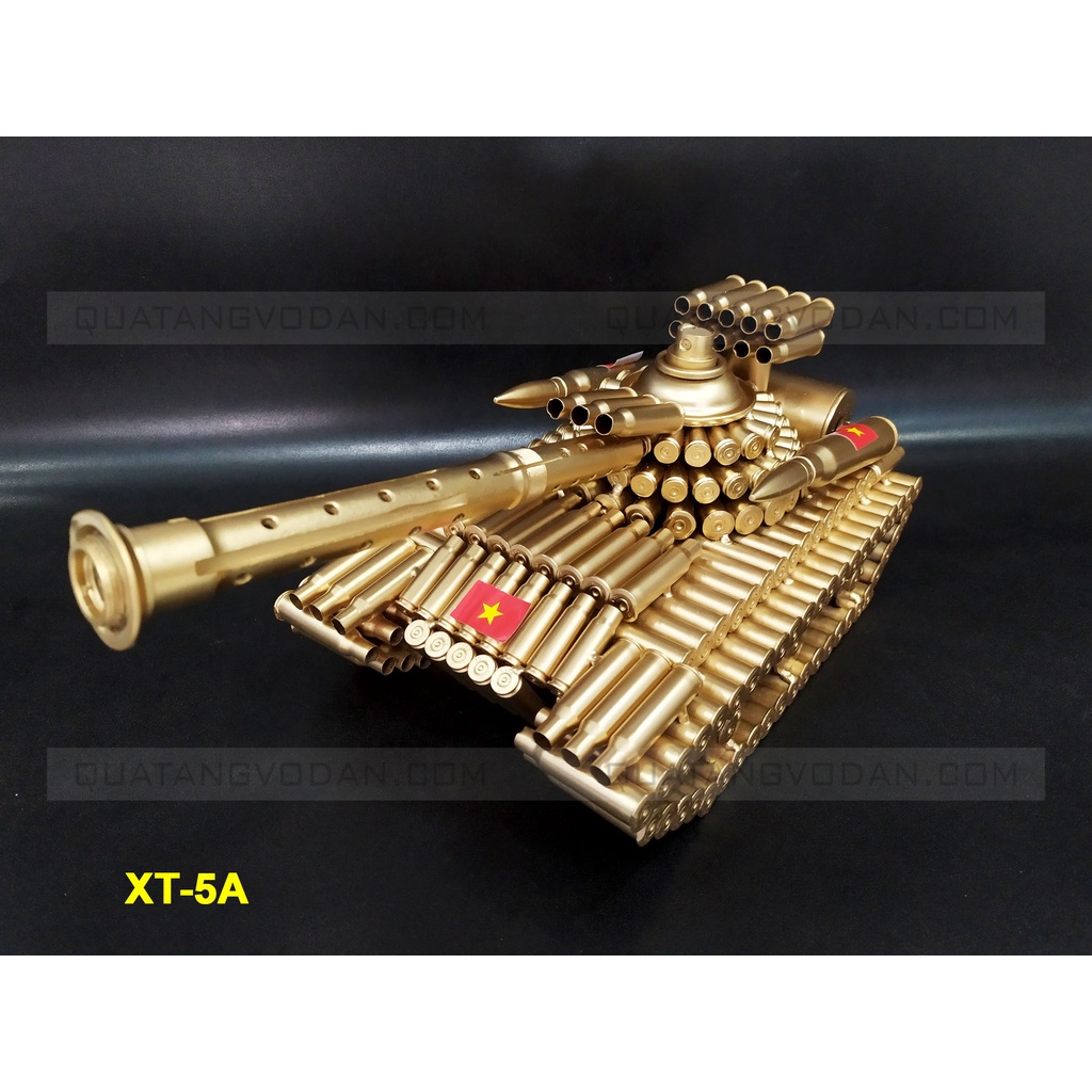 Xe tăng vỏ đạn Mô hình XT-5A  - Kèm mẫu XT1, XT2, XT4 | QUÀ TẶNG VỎ ĐẠN