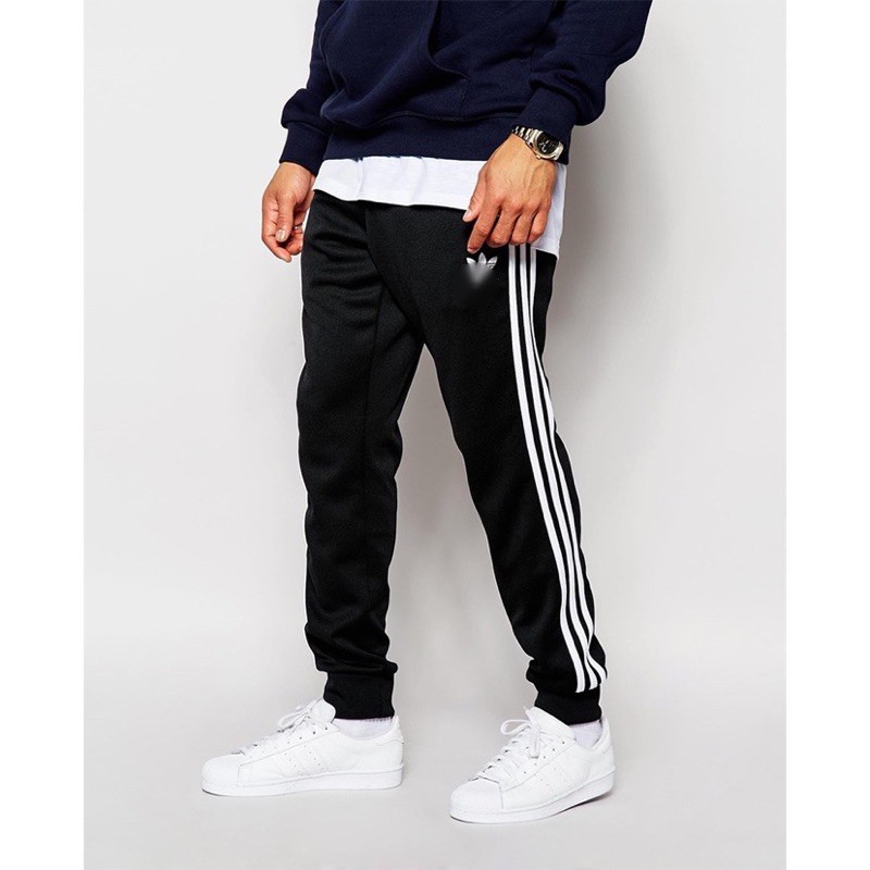 QUẦN THỂ THAO NAM - QUẦN JOGGER NAM NỮ 3 SỌC VẢI THUN CAO CẤP