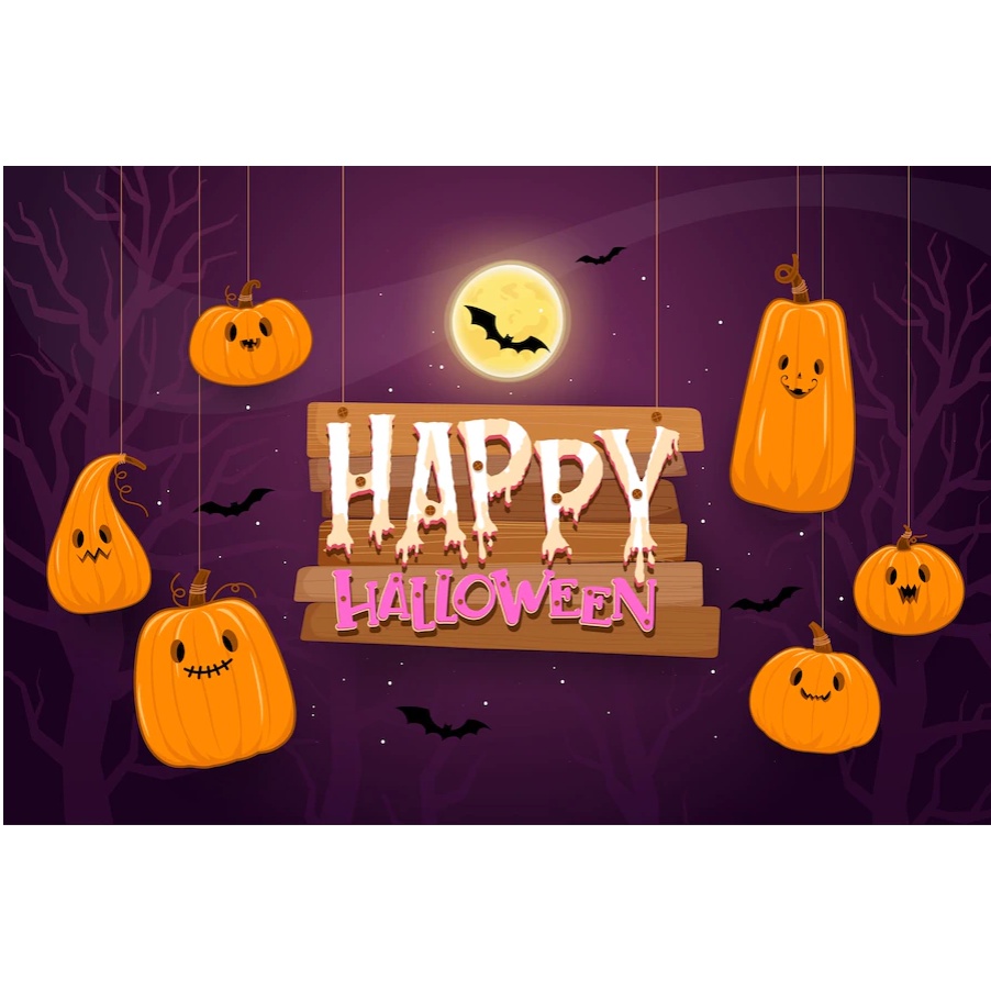 Decal trang trí chủ đề Halloween