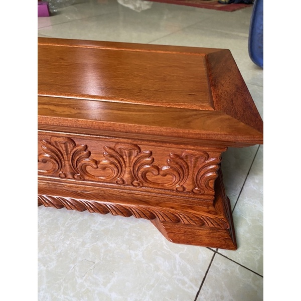 Đế chữ nhật hoa lá tây dài 50x23 cao 14cm