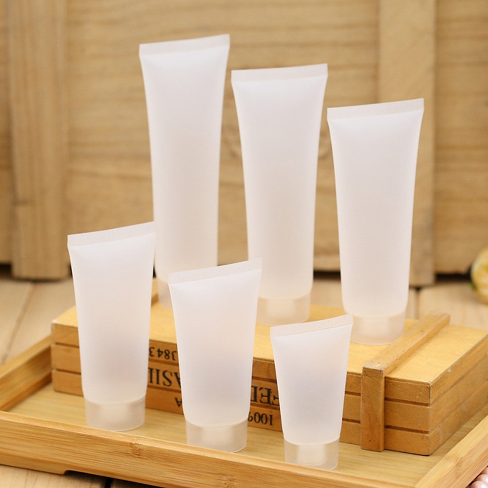 Tuýp rỗng trong suốt đựng sữa rửa mặt tiện lợi để mang đi du lịch