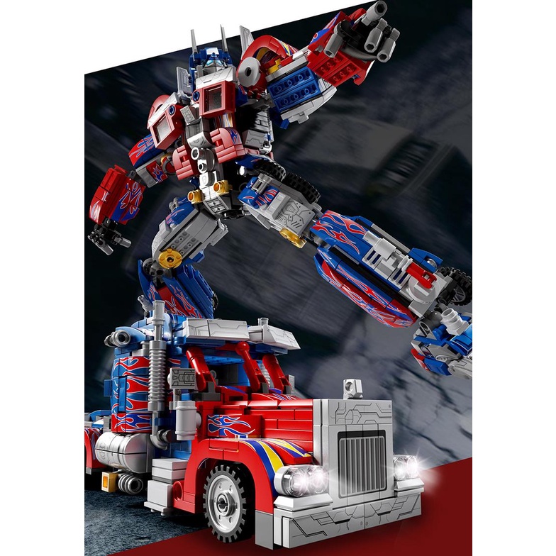 813 CHI TIẾT - HÀNG CHUẨN - BỘ ĐỒ CHƠI XẾP HÌNH Mô Hình ROBOT Transformer OPTIMUS - Lắp Ráp Robot Người Máy Biến Hình