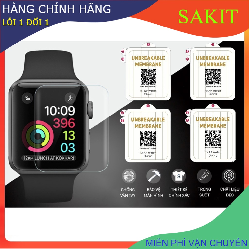 Miếng dán Nano PPF Mặt Trước Cho ppf Apple Watch Seri 3 ( size 38mm - 42 mm).