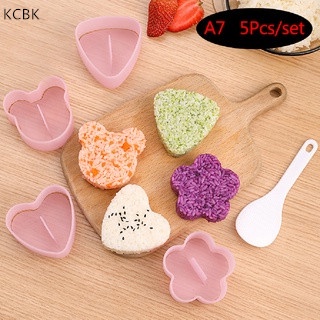 Set 1 / 3 / 5 / 7 / 8 Khuôn Làm Cơm Nắm Dễ Thương