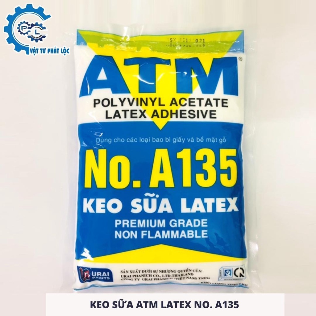 Keo sữa ATM - keo làm slime - keo dán tường - white glue 1Kg