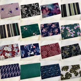 Vải thô cotton 100% hoạ tiết dễ thương hàng cây cắt mét theo yêu cầu