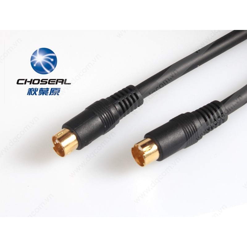 Cáp S-Video 3m Choseal kết nối từ máy siêu âm, nội soi đến máy tính để ghi hình ảnh, kết quả khá