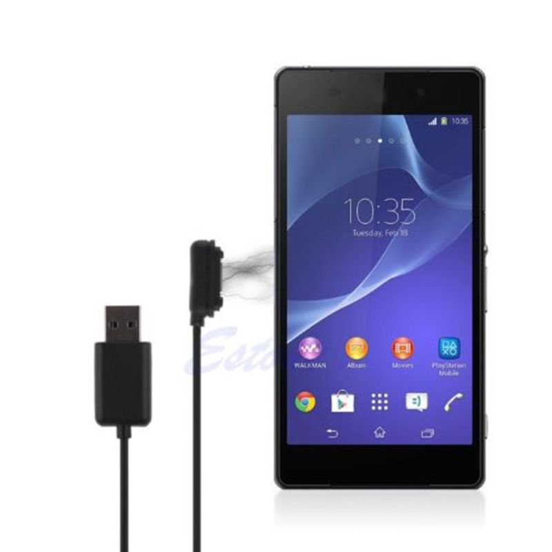 Dây Cáp Sạc Usb Nam Châm 2m Cho Sony Xperia Z1 Z3 L39H Z Ultra Xl39H