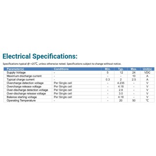 [SURE WONDOM] Mạch BMS pin 5s BCPB3 BCPB4