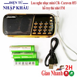 Máy nghe nhac, Loa mini mp3 CR -83Lo 6s/ 853 nghe thẻ nhớ usb, Đài FM, đọc kinh phật pháp - BH 6 tháng