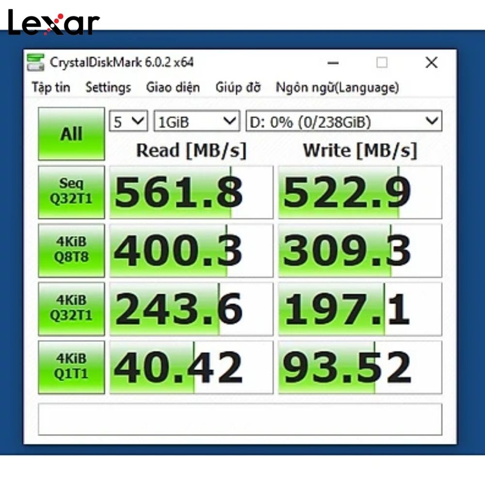 Ổ cứng SSD 256Gb , 128Gb máy tính pc , laptop Lexar NS100 2.5-Inch SATA III 6Gb/s tốc độ cao ,bền bỉ - bảo hành 36 tháng