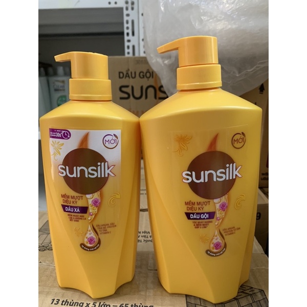 COMBO DẦU GỘI SUNSILK 900G+XẢ 640G SUNSILK