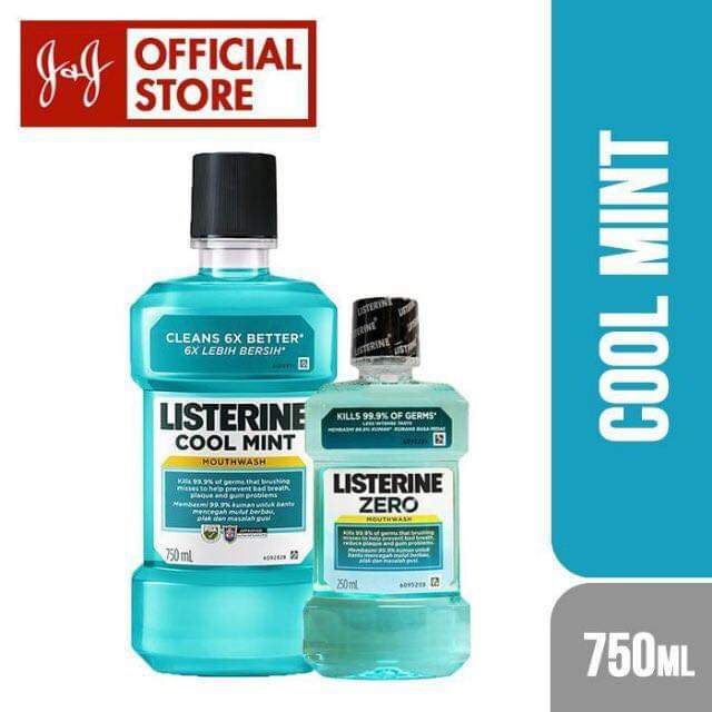 Cặp nước súc miệng listerine thái lan