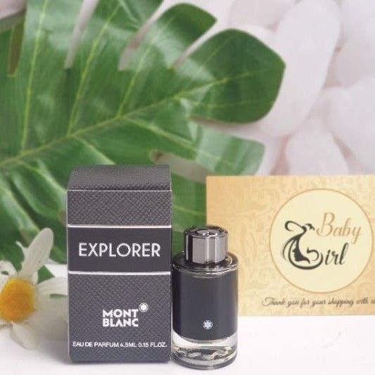 Nước hoa mini nam chính hãng Explorer Mont Blanc 4.5ml