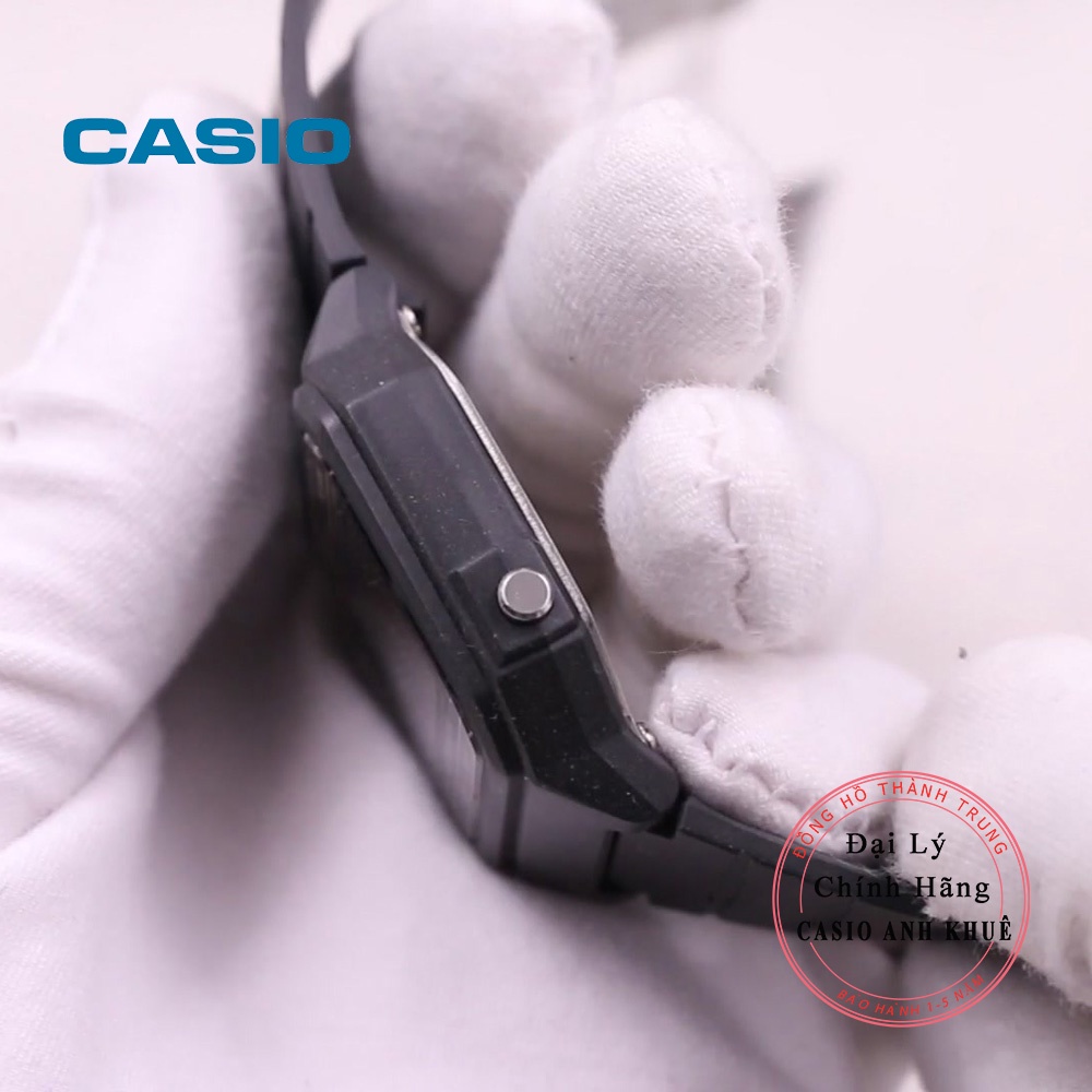 Đồng hồ nam dây nhựa Casio chính hãng W-217H-9AVDF pin 7 năm