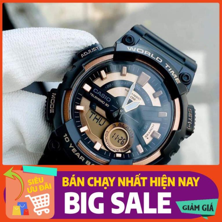 [GIÁ HỦY DIỆT] Đồng hồ Casio Nam AEQ-110 chính hãng - Bảo hành 1 năm - Pin Trọn đời