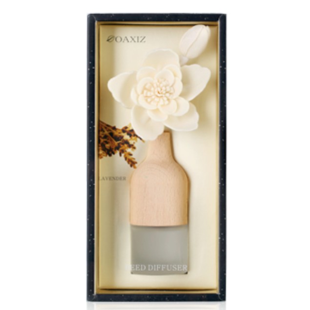 Bộ tinh dầu nước hoa thơm phòng Eyun nhiều mùi hương gồm 1 chai tinh dầu nắp gỗ 30ml + hoa khuếch tán tinh dầu