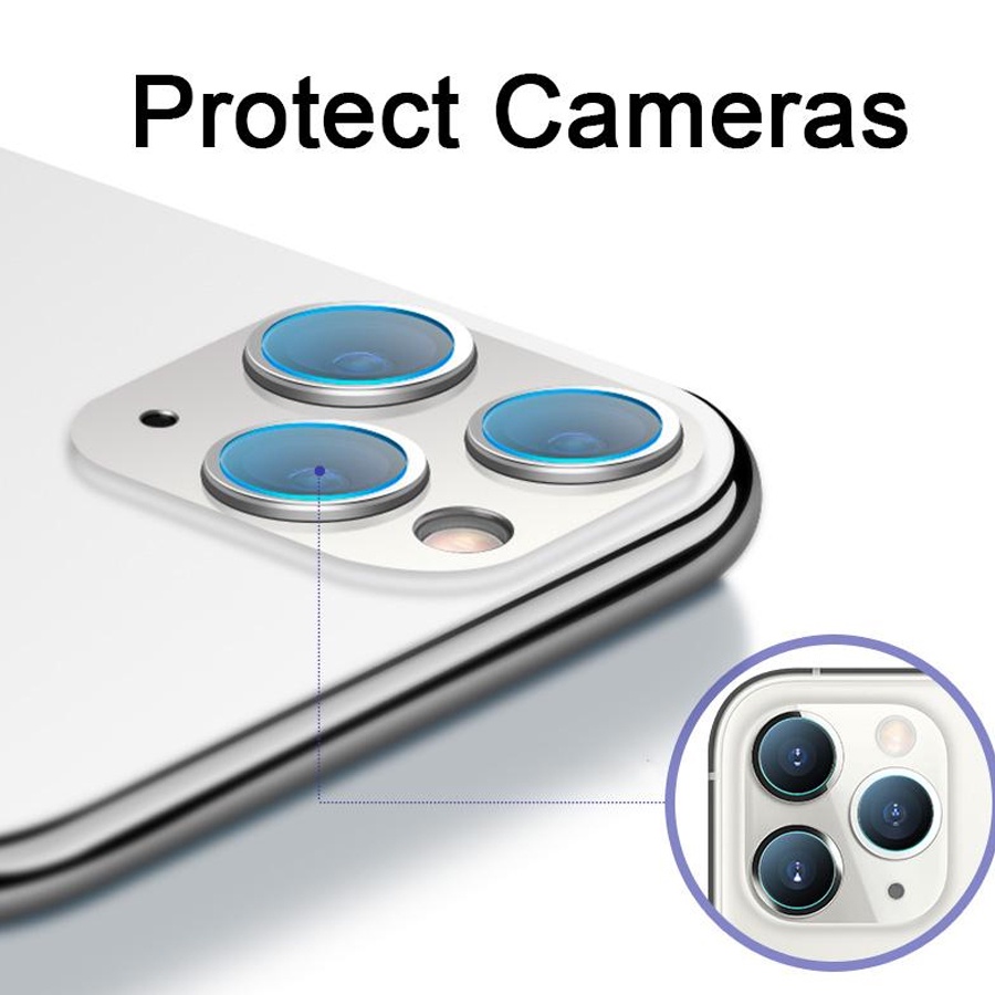 Kính Cường Lực Bảo Vệ Camera 3 Trong 1 Cho Iphone 12 11 Pro Max Mini X Xr Xs