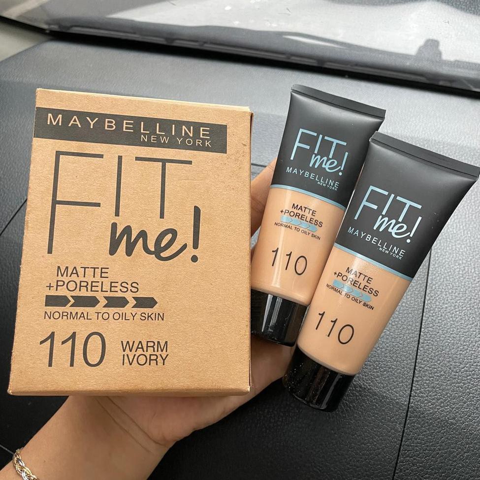 (Hàng Mới Về) Kem Nền Maybelline Fit Me Màu Lì + Lỗ Chân Lông Không Làm Khô Da | BigBuy360 - bigbuy360.vn
