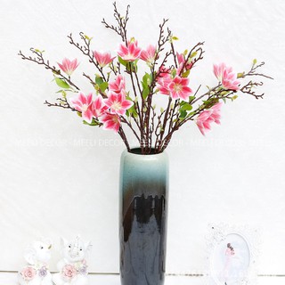 Hoa Mộc Lan Giả Lụa Mô Phỏng Thật Tự Nhiên Dài 87cm