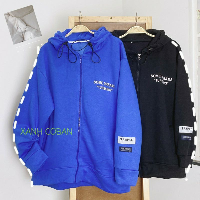 Áo Khoác Hoodie SOME DREAM form rộng unisex (Ảnh thật)