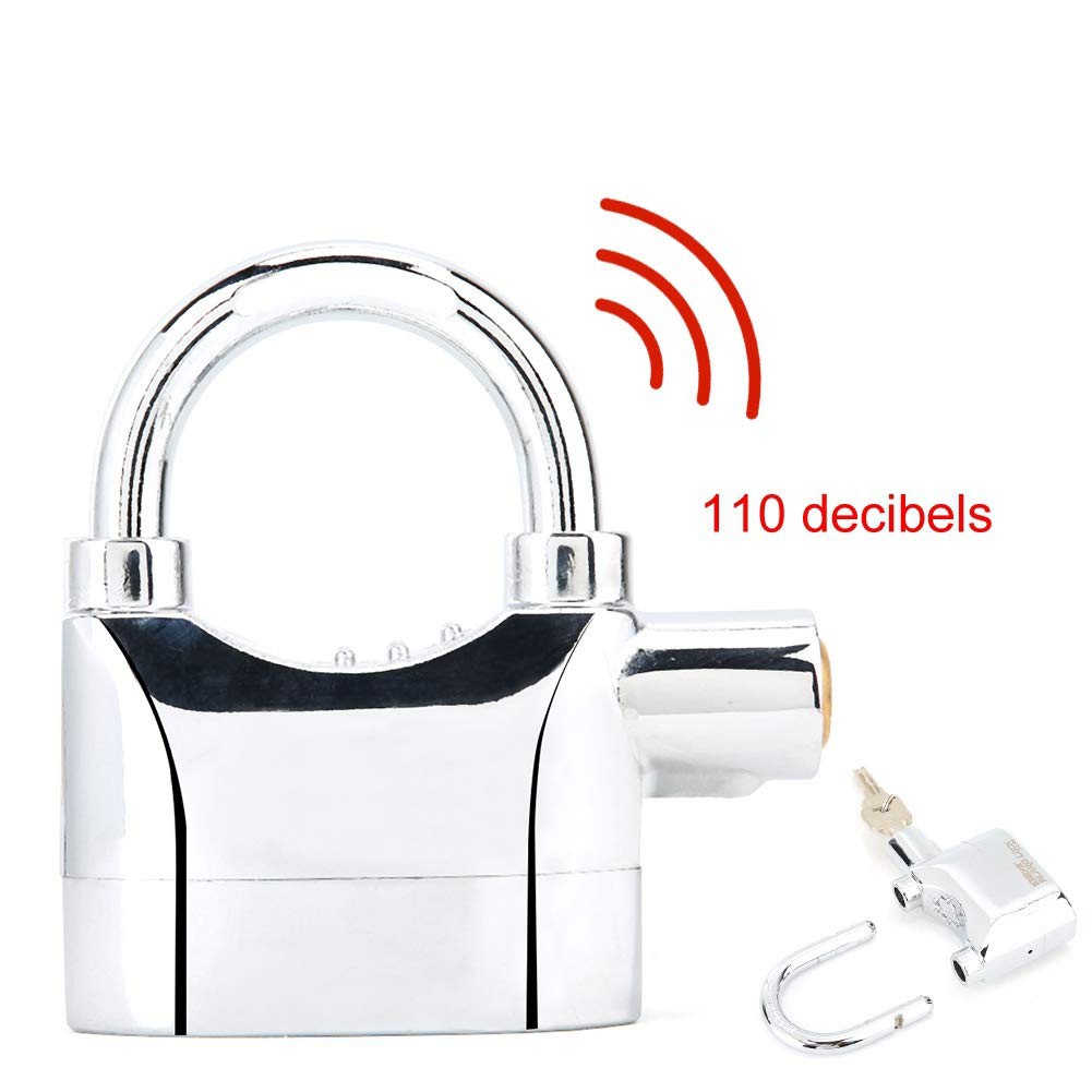 Ổ khóa cửa báo động Alarm - BH 12 tháng - Khóa cửa - khóa đĩa xe máy còi hú chống trộm
