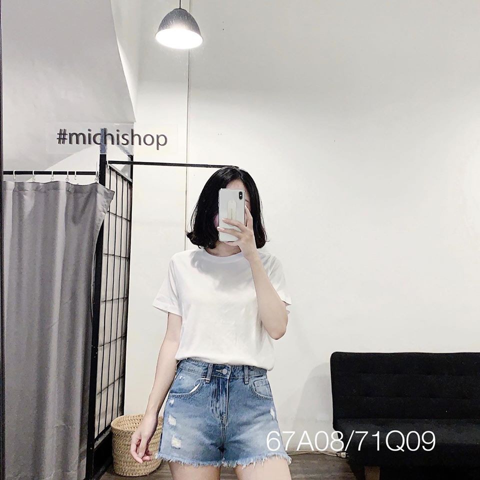 Quần short rách tua gấu 71Q09