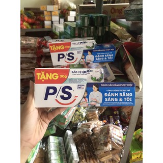 (ẢNH THẬT NHÀ CHỤP) Kem đánh răng P/S thưởng 1 lọ kem đánh Baking Soda trắng răng