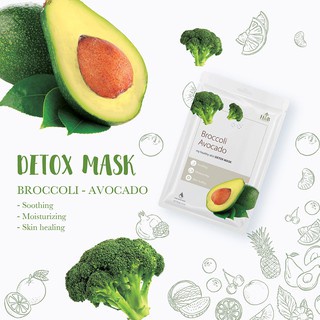 Mặt Nạ Dưỡng Da, Cấp Ẩm, Detox, Chống Lão Hóa Chiết Xuất Thiên Nhiên HNB Mask 21ml