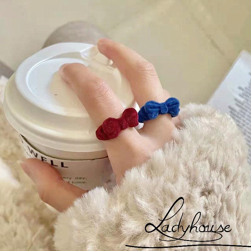 Nhẫn hở hình nơ dễ thương có thể điều chỉnh kích thước cho nữ