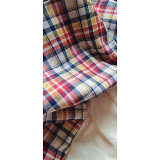 Vải linen bột caro sắc màu