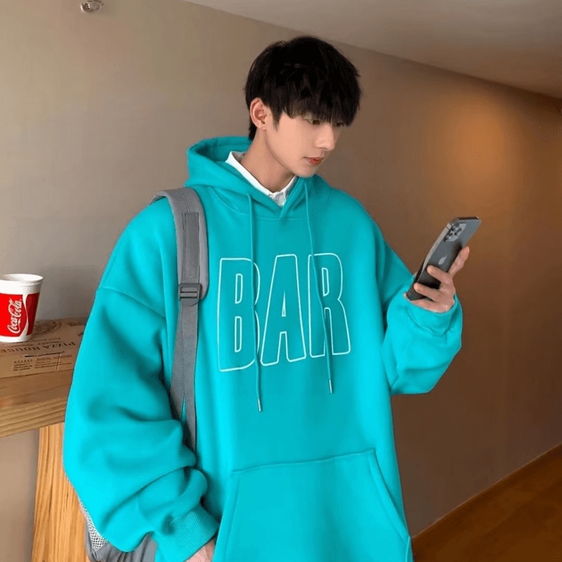 Áo Hoodie In Chữ Thời Trang Nhật Bản Chất Lượng Cao Cho Nam Size M-5XL