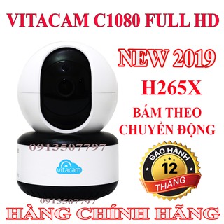 [Mã ELMS4 giảm 7% đơn 500K] camera vitacam c1280pro 3Mpx ultra hd bám theo chuyển động chuẩn nén hình ảnh H265X