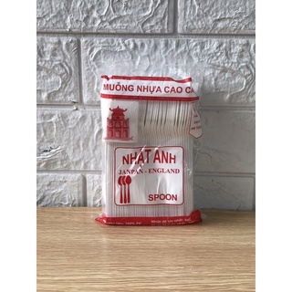 Set 100 Chiếc Thìa Nhựa Dùng 1 Lần